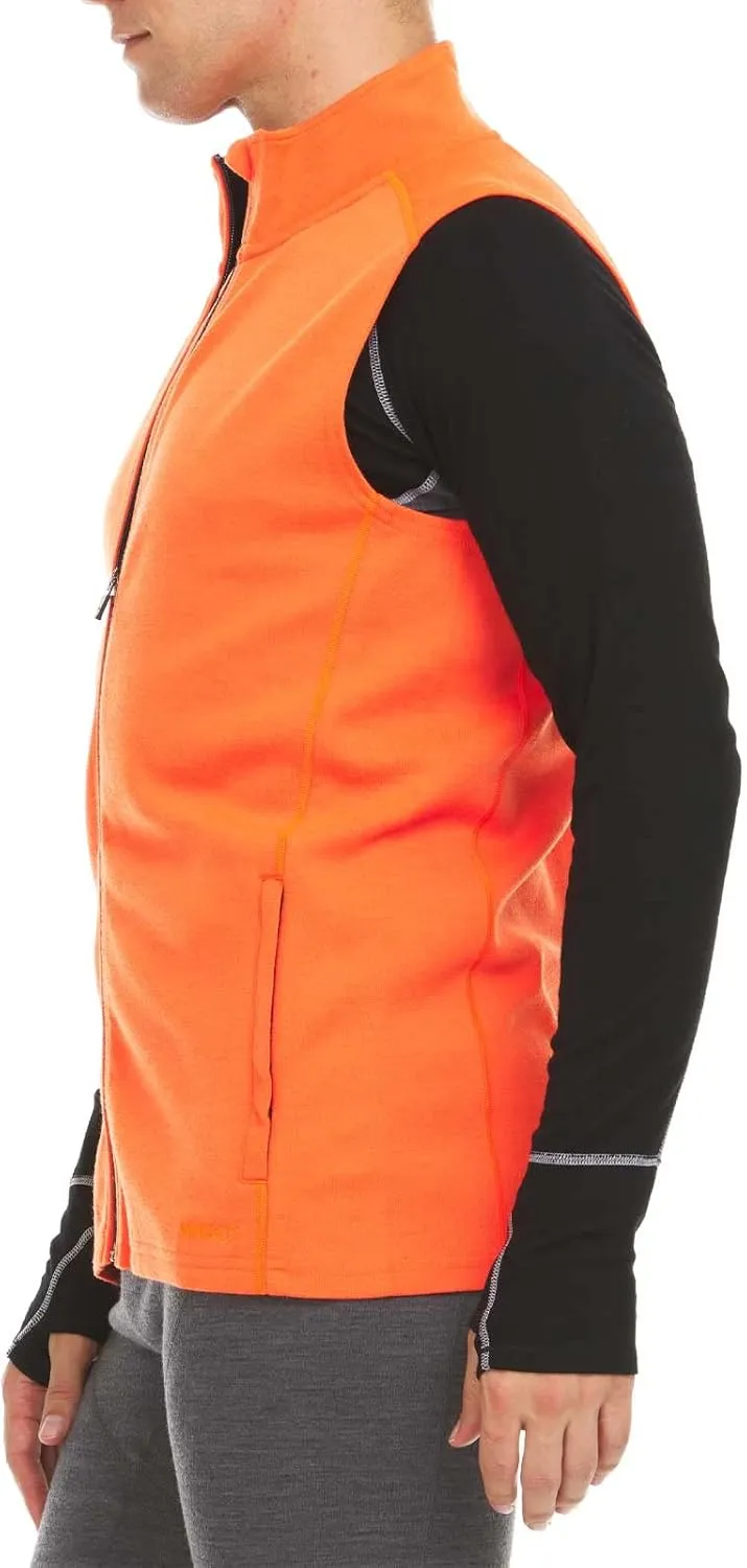 100% Merino Wool Mens Vest - Expedition Heavyweight Vest - Moisture Wicking