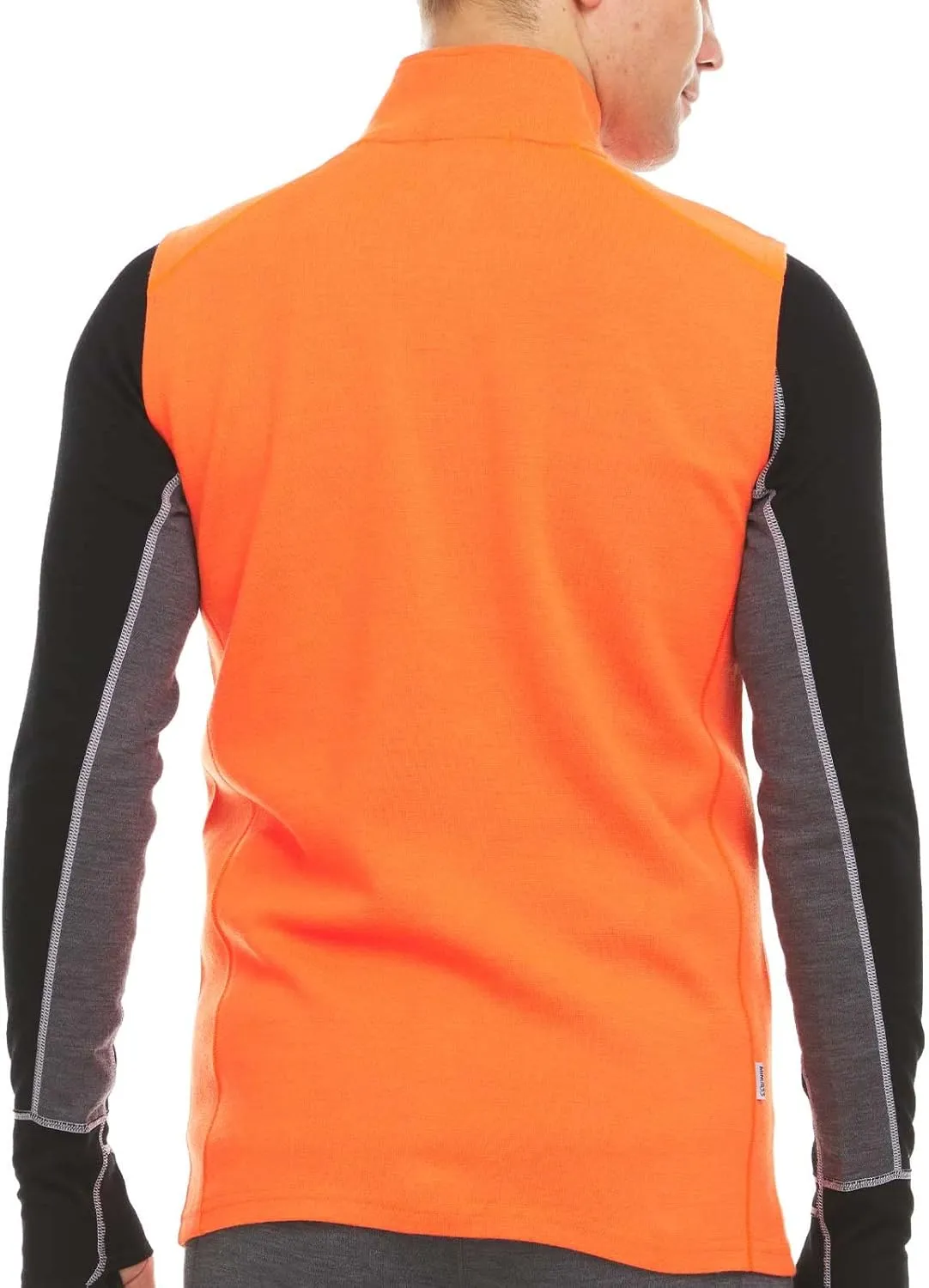 100% Merino Wool Mens Vest - Expedition Heavyweight Vest - Moisture Wicking