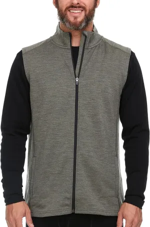 100% Merino Wool Mens Vest - Expedition Heavyweight Vest - Moisture Wicking