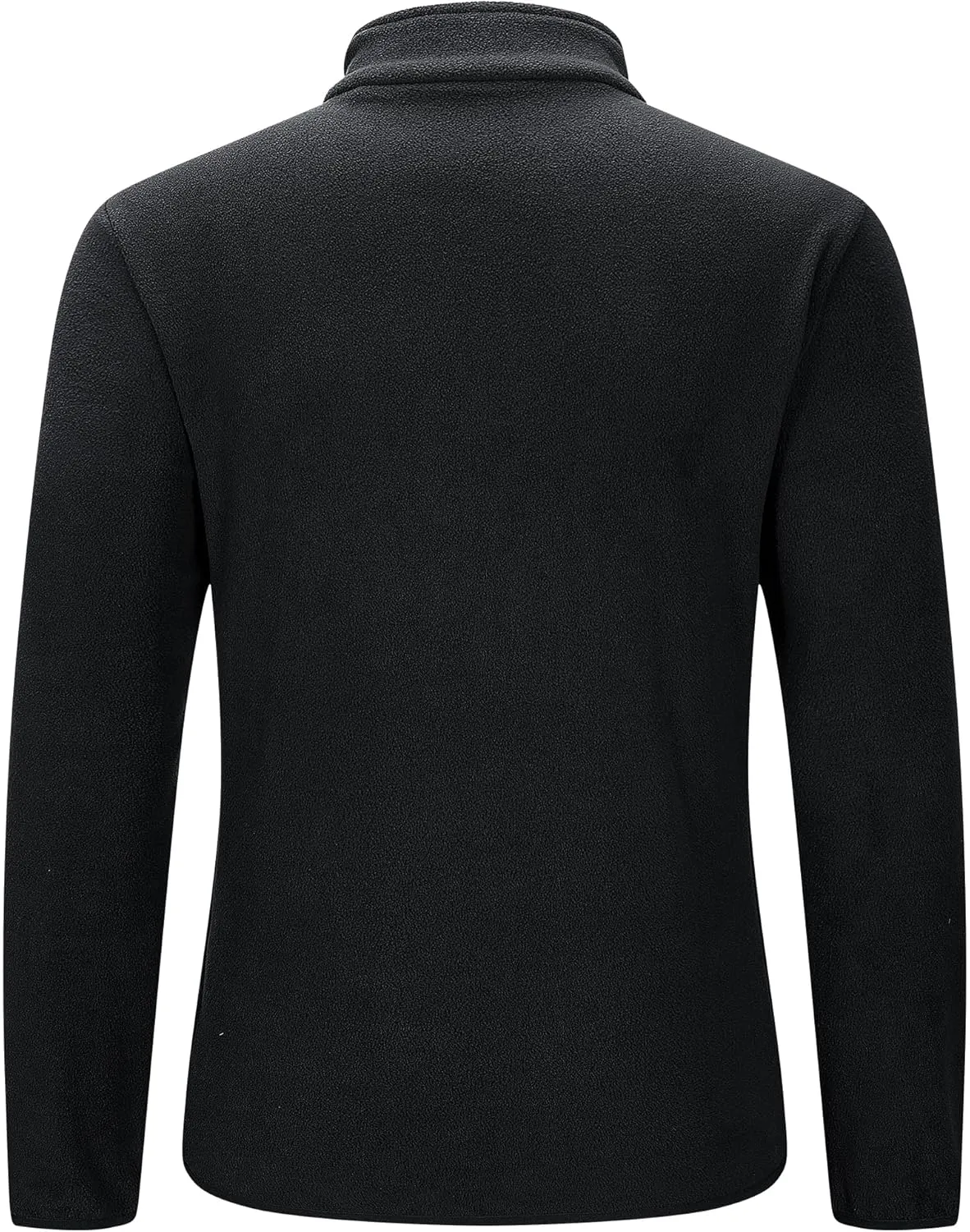 33,000ft Men's Quarter-Zip Polar Fleece Jacket, Long Sleeve Half Zip Fleece Pullover Sweaters Thermal Golf Sweatshirt