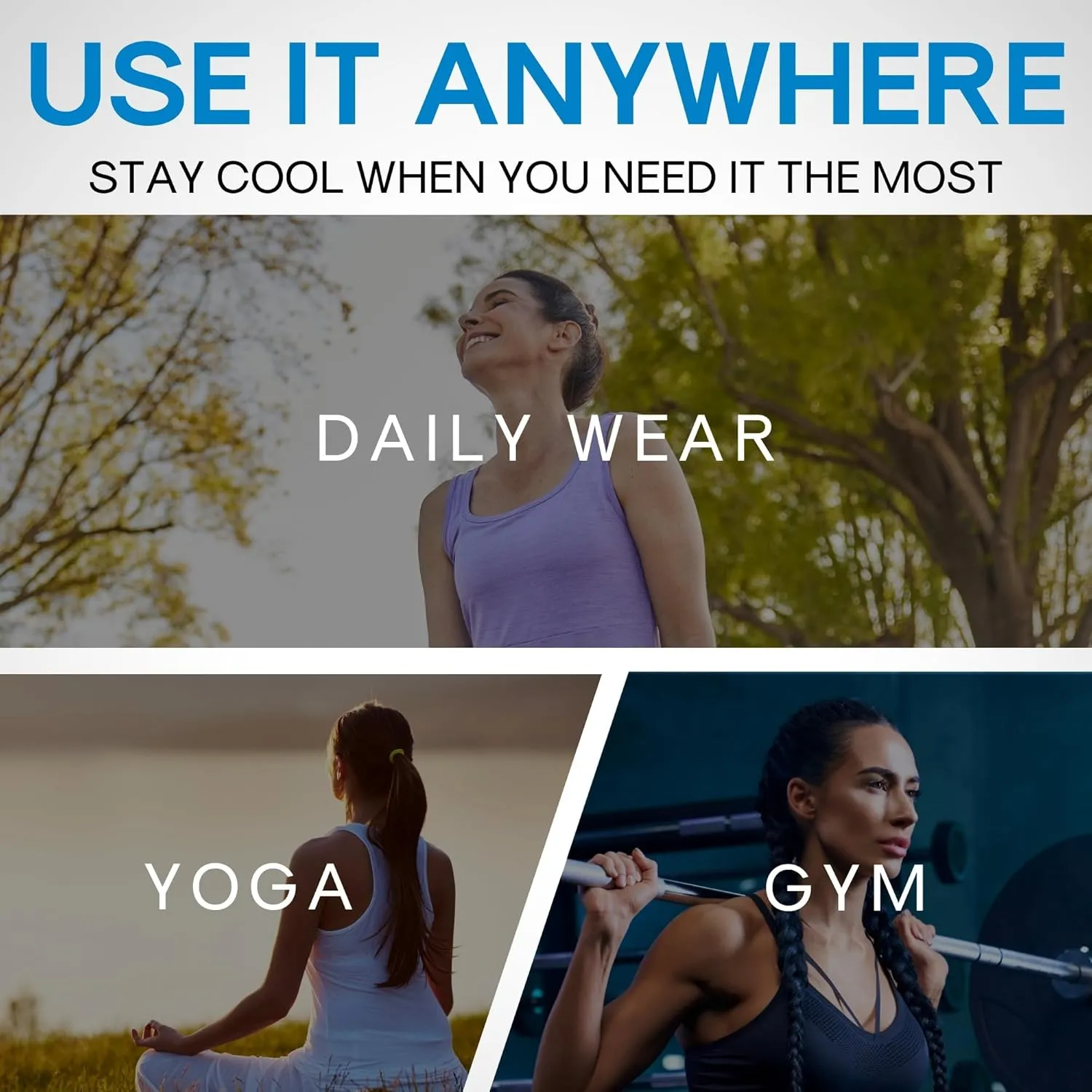 Arctic Cool Women's Tank Instant Cooling Moisture Wicking Performance UPF 50  Tank Top