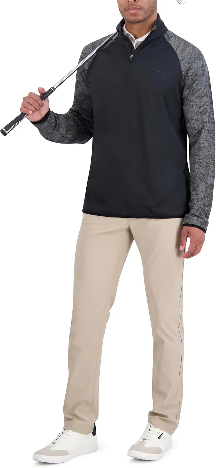 Ben Sherman Men's Quarter Zip Pullover Sweater  Lightweight, Casual, Work, Golf & Everyday Wear