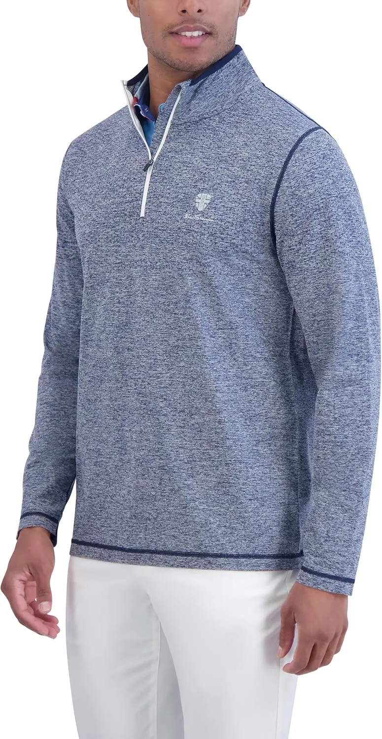Ben Sherman Men's Quarter Zip Pullover Sweater  Lightweight, Casual, Work, Golf & Everyday Wear