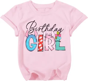 Birthday Girl Shirt Magical Castle Tshirt Birthday Shirts for Kids Funny Birthday Party Gift Tees Cute Graphic Tops