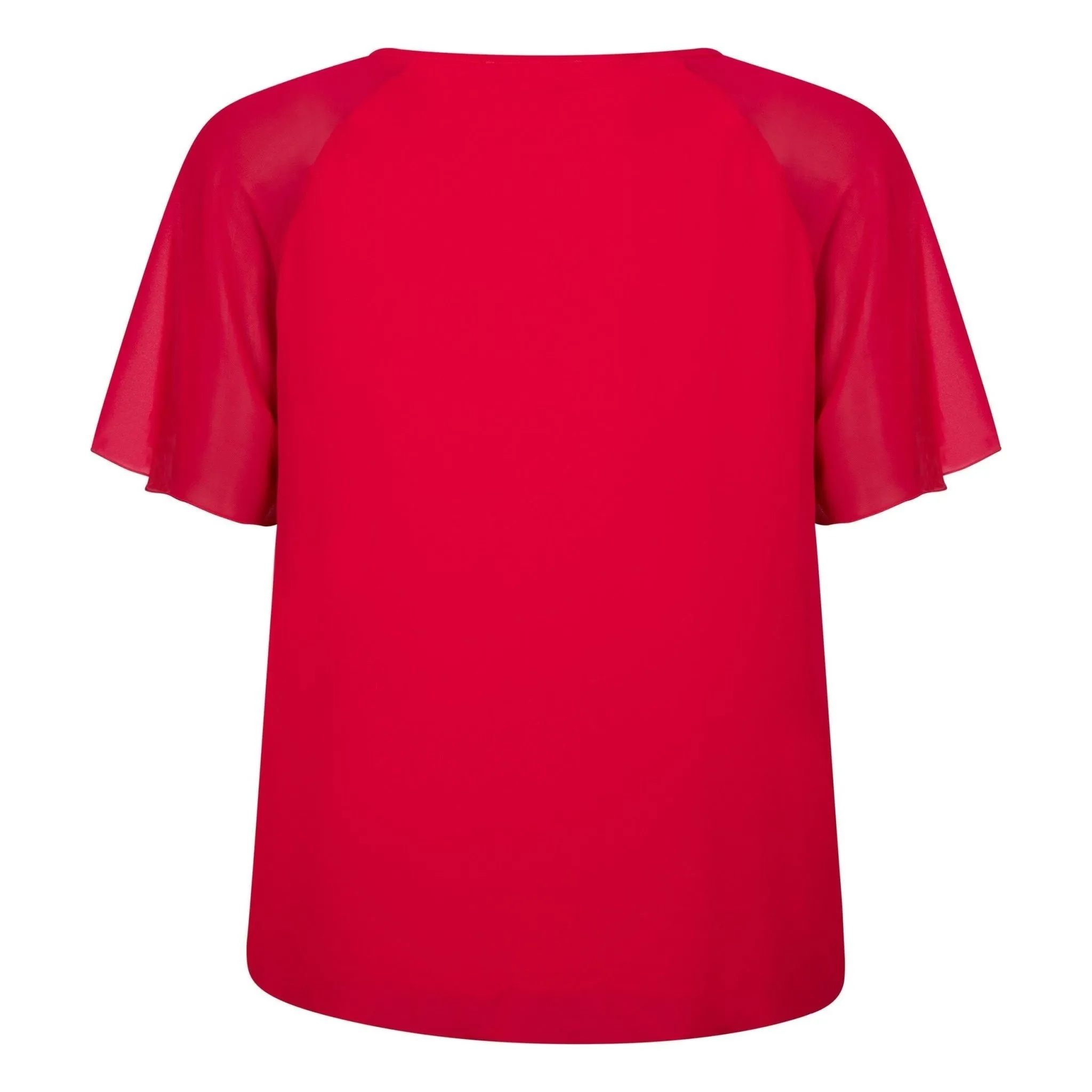 Blouse chiffon double layered Watermelon