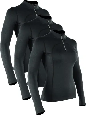 CADMUS Women's Compression Long Sleeve Shirts for Hiking Running Dry Fit Tights