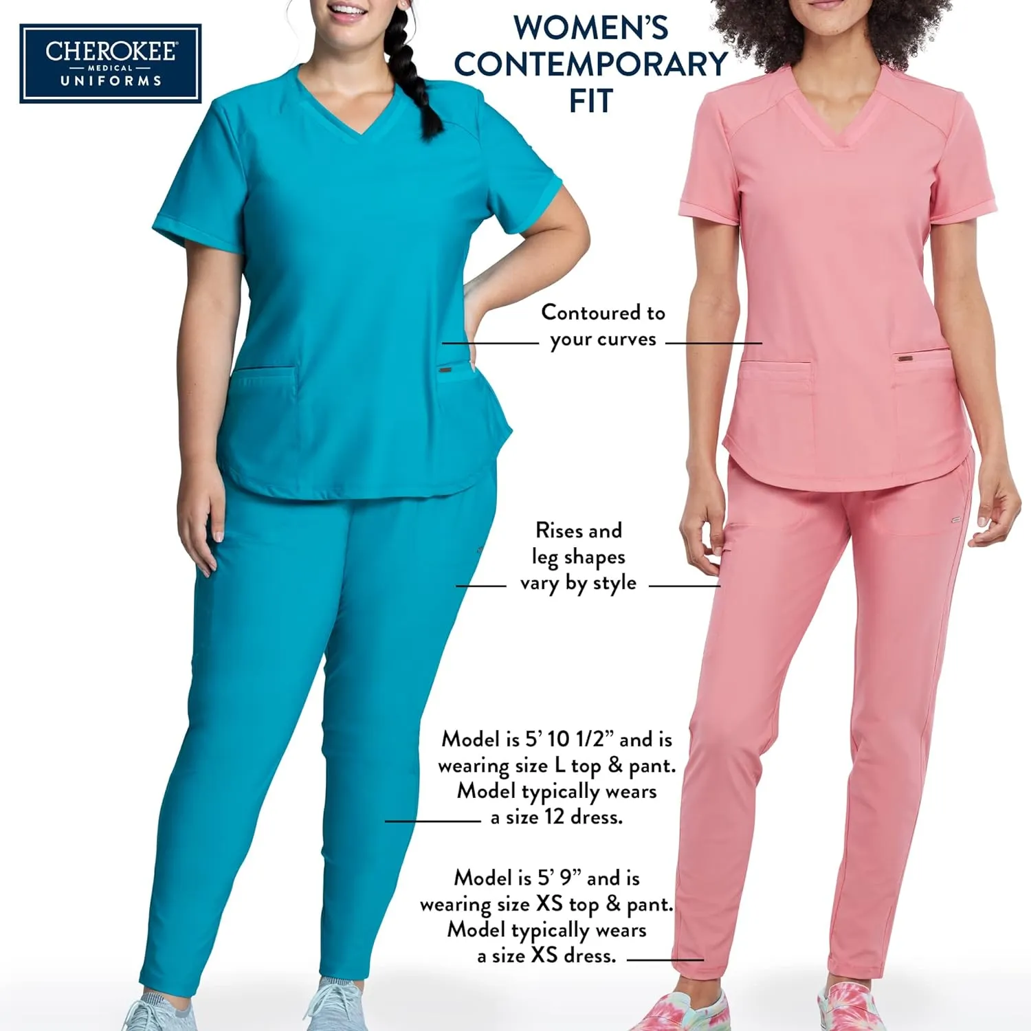 Cherokee Women's Scrub Pant with 360 Stretch & Moisture Wicking Fabric - CK095
