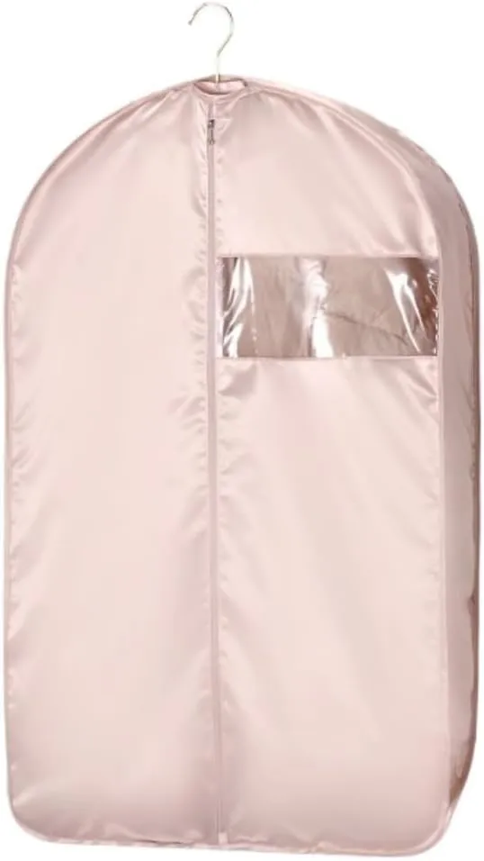 Clothes Cover 3.9" Gusseted Garment Bags for Hanging Clothes Dress Bags with Clear Window 3 Pack Suit Bags (Color : A, Size : 130 * 58cm)