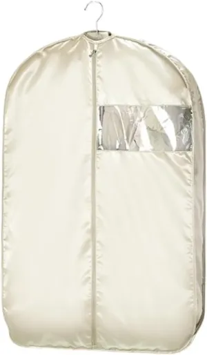 Clothes Cover 3.9" Gusseted Garment Bags for Hanging Clothes Dress Bags with Clear Window 3 Pack Suit Bags (Color : B, Size : 150 * 58cm)