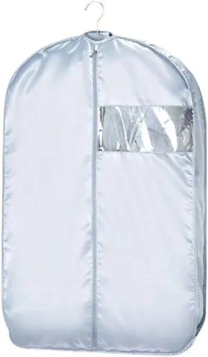 Clothes Cover 3.9" Gusseted Garment Bags for Hanging Clothes Dress Bags with Clear Window 3 Pack Suit Bags (Color : C, Size : 90 * 58cm)