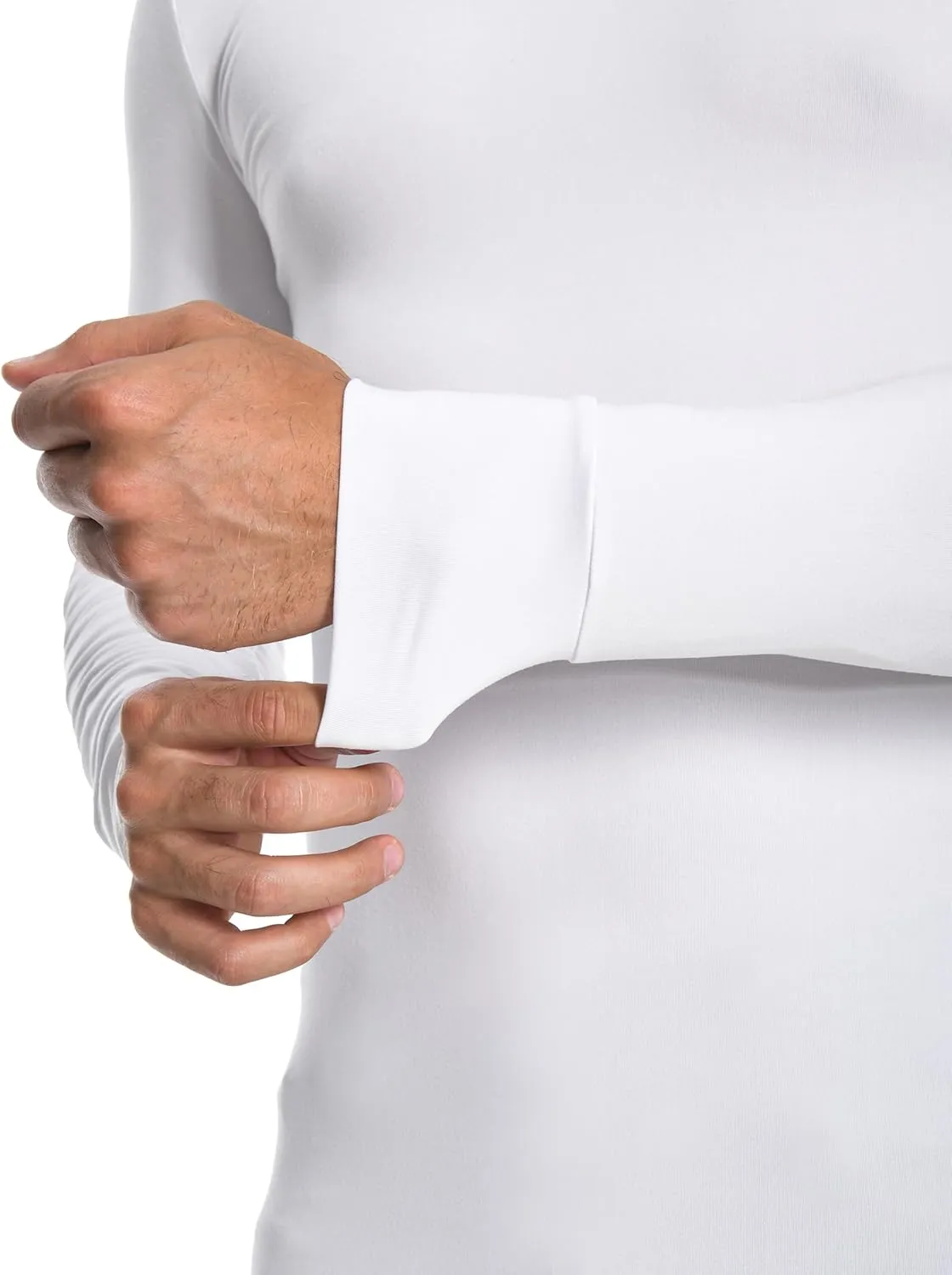 Comfneat Men's 3-Pack Thermal Undershirts Long Sleeve Base Layer