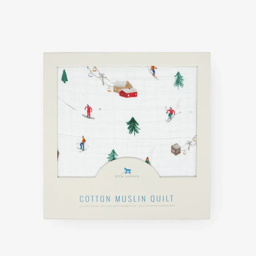 Cotton Muslin Quilt (Powder Party)