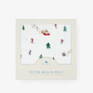 Cotton Muslin Quilt (Powder Party)