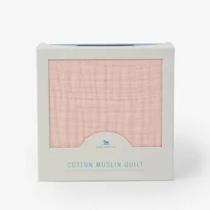Cotton Muslin Quilt - (Rose Petal)