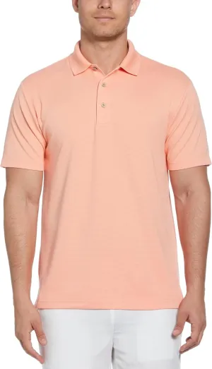 Cubavera Men's Essential Textured Performance Polo Shirt, Moisture-Wicking Technology, Regular Fit