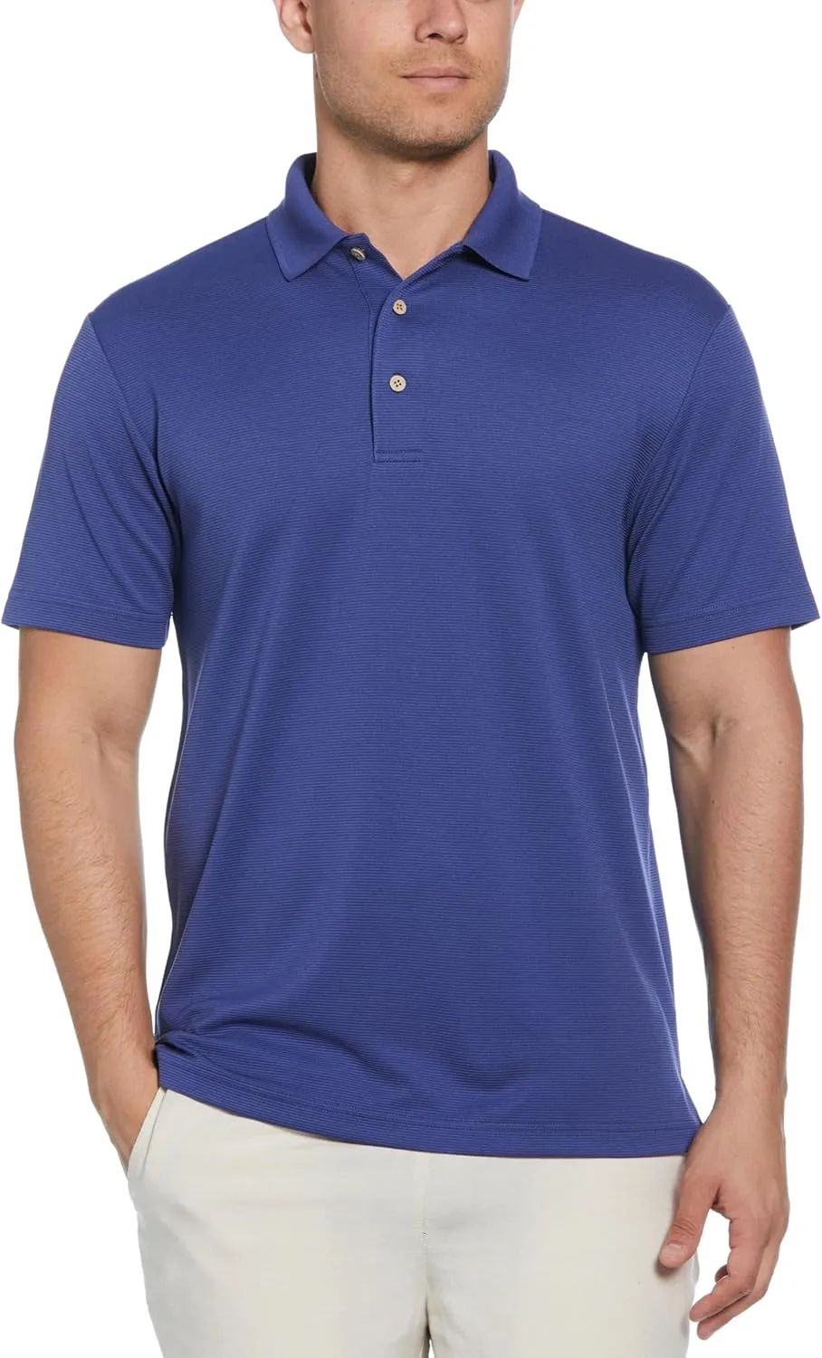 Cubavera Men's Essential Textured Performance Polo Shirt, Moisture-Wicking Technology, Regular Fit