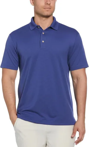 Cubavera Men's Essential Textured Performance Polo Shirt, Moisture-Wicking Technology, Regular Fit