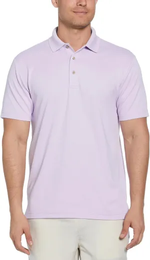 Cubavera Men's Essential Textured Performance Polo Shirt, Moisture-Wicking Technology, Regular Fit
