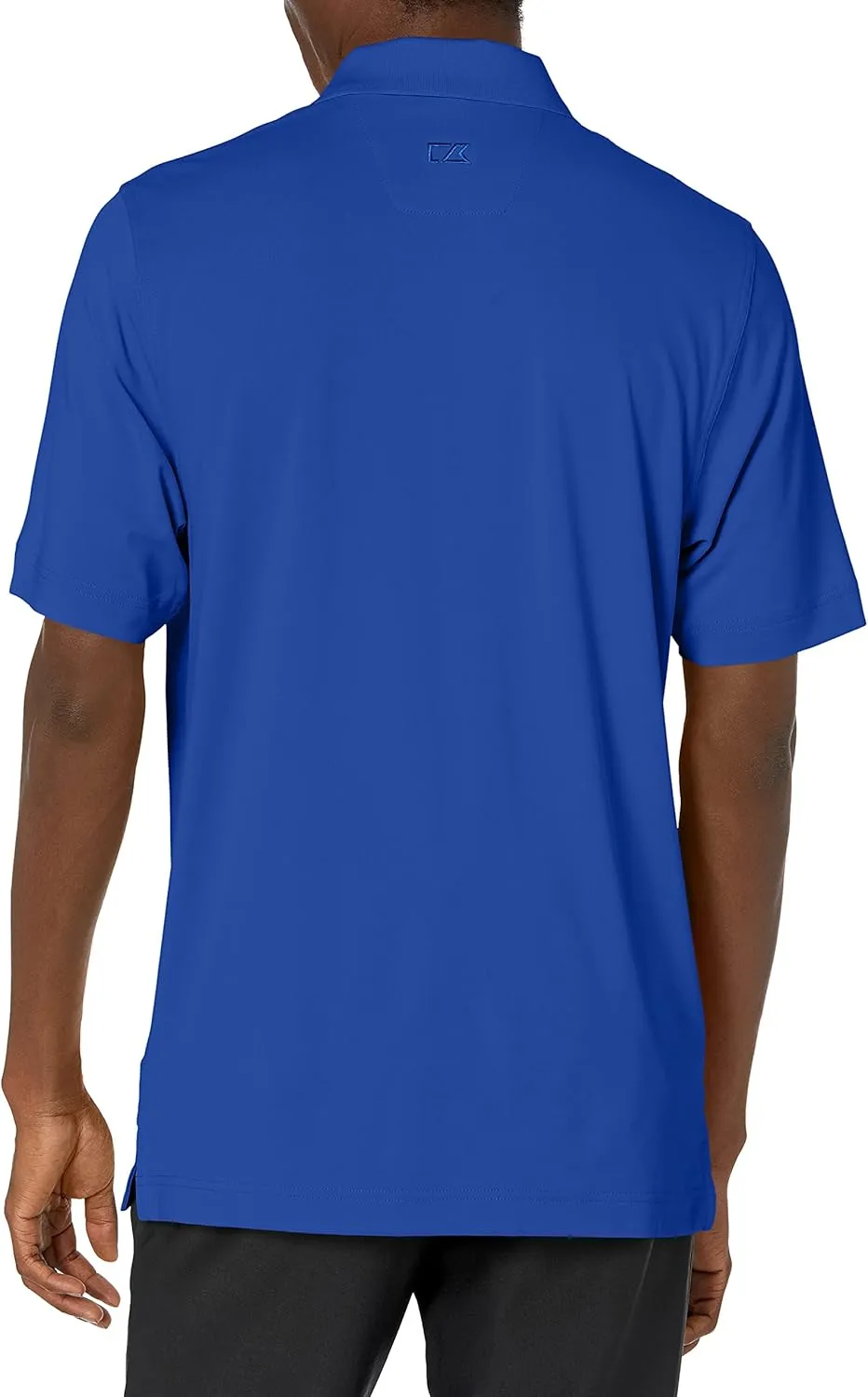 Cutter & Buck Men's Moisture Wicking UPF 50  Drytec Forge Jersey Polo Shirt