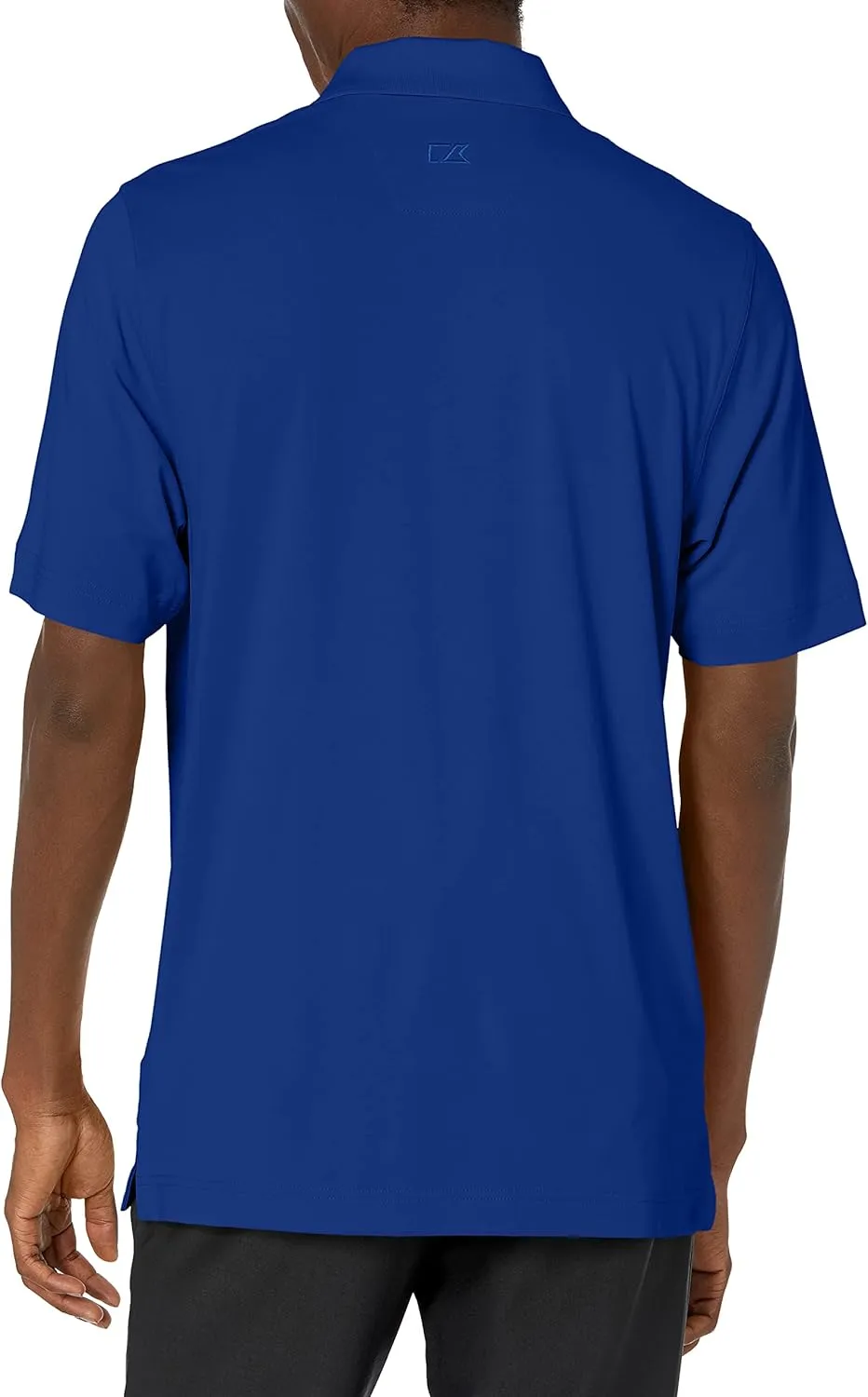 Cutter & Buck Men's Moisture Wicking UPF 50  Drytec Forge Jersey Polo Shirt