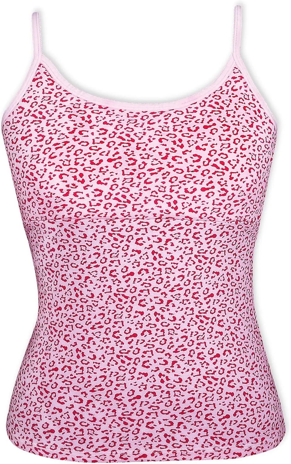 DChica Padded Camisole Bra for Girls, Teen & Young Women Round Neck Padded Undershirts for Summer Occasion