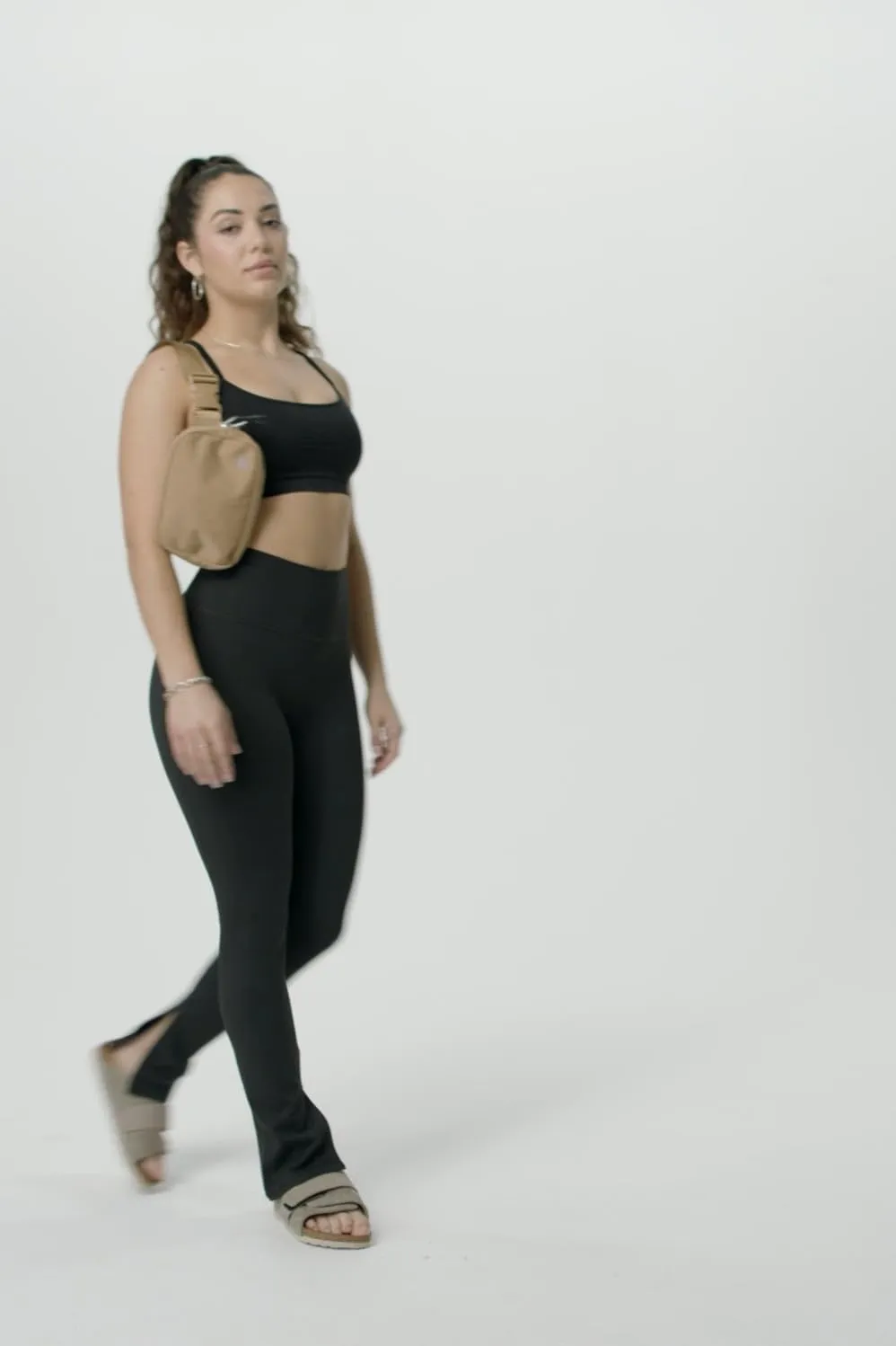 Define PowerHold Split Hem Flare Pant, Moisture-Wicking, 4-Way Stretch
