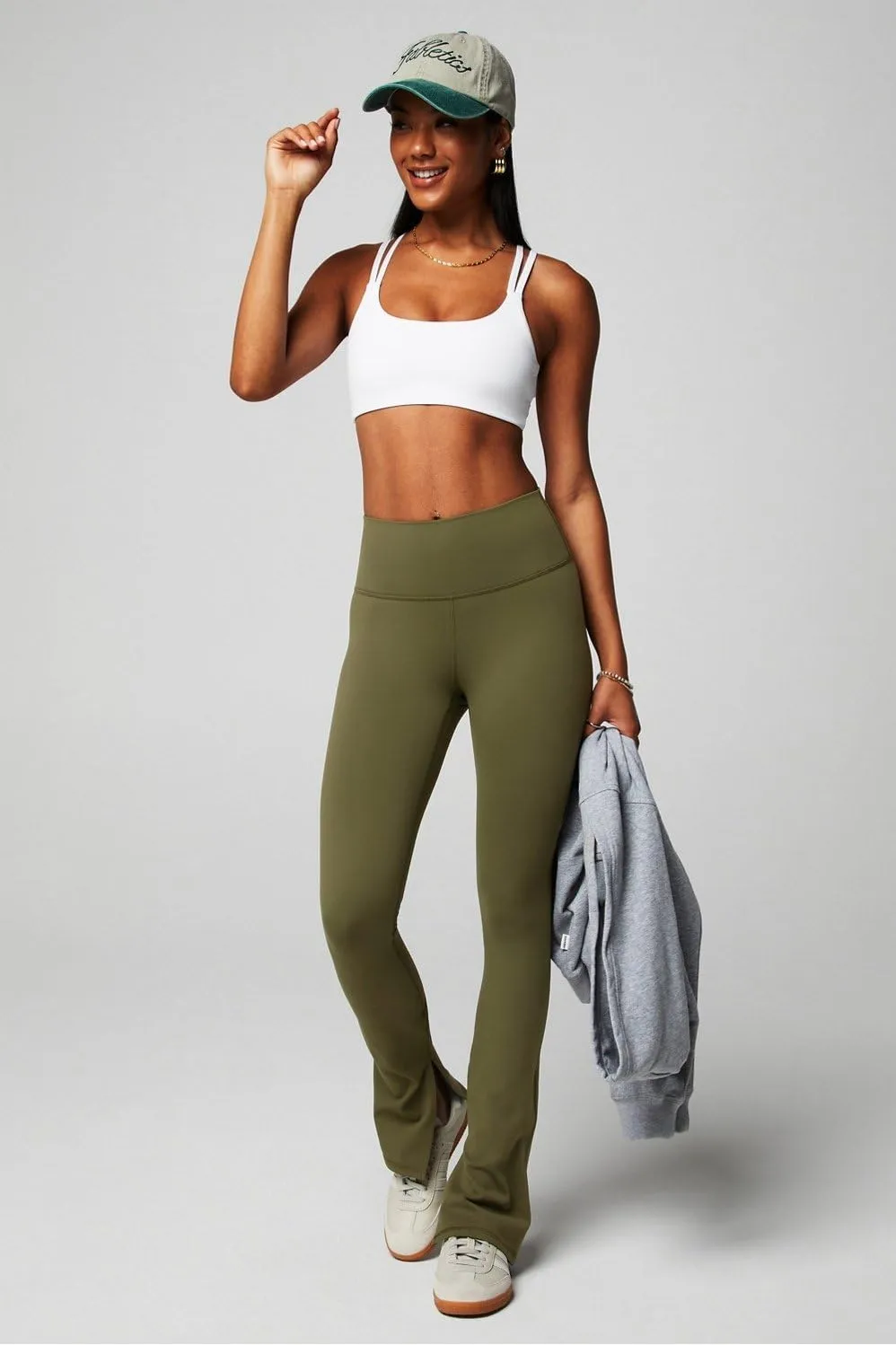 Define PowerHold Split Hem Flare Pant, Moisture-Wicking, 4-Way Stretch