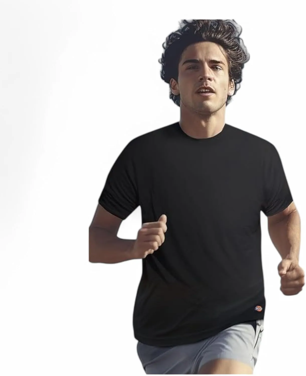 Dickies Mens Crew Neck Short Sleeve Undershirt 5 Pack