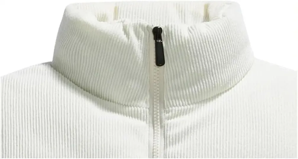 Dninmim Mens Outdoors Vests Cotton-Padded Men's Winter Vest Warm Hooded Waistcoat Casual Male Coats Vests