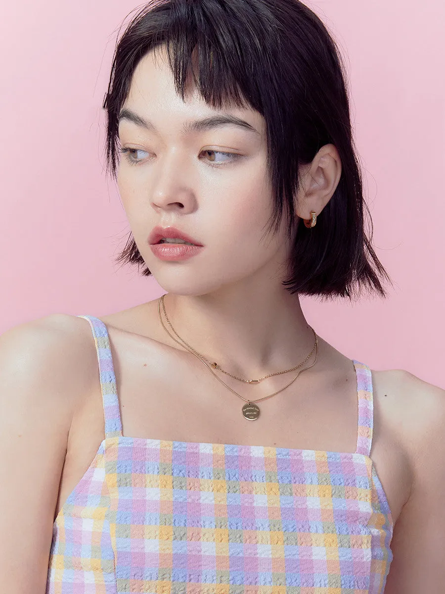 Double layered necklace