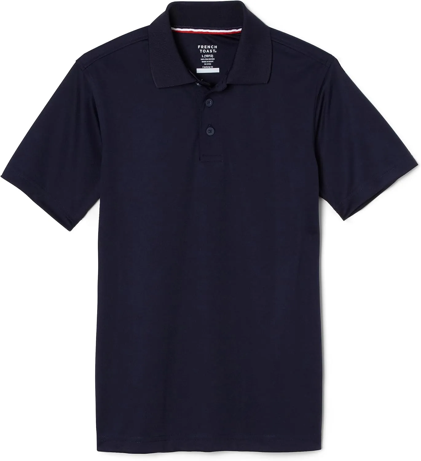 French Toast Men's Moisture Wicking Performance Sport Polo Short Sleeve Shirt