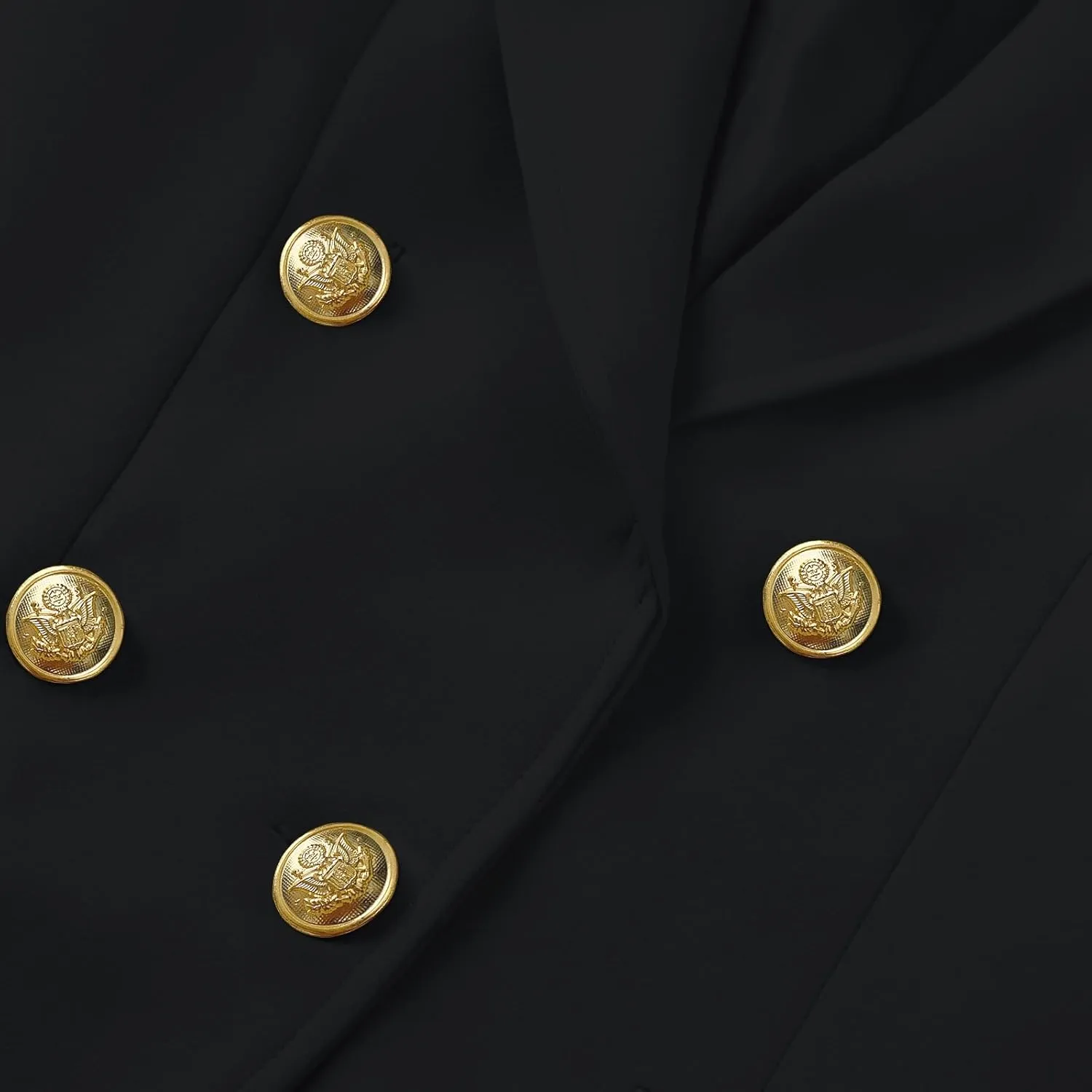Girls Blazer Jacket Double Breasted Button Down Long Sleeves Blazers School Jackets