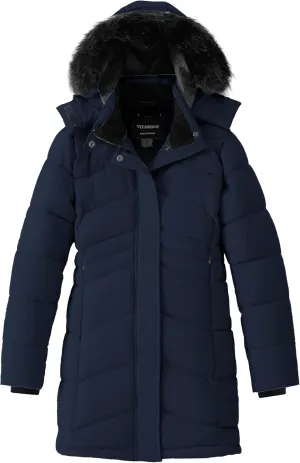 Girl's Winter Coats Kids Waterproof Long Puffer Jacket Thicken Fleece Lined Ski Parka with Detachable Fur Hooded