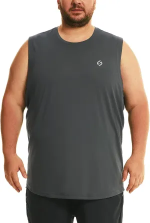 HOdo Big and Tall Mens Tank Tops Moisture Wicking Undershirt 3XL-6XL