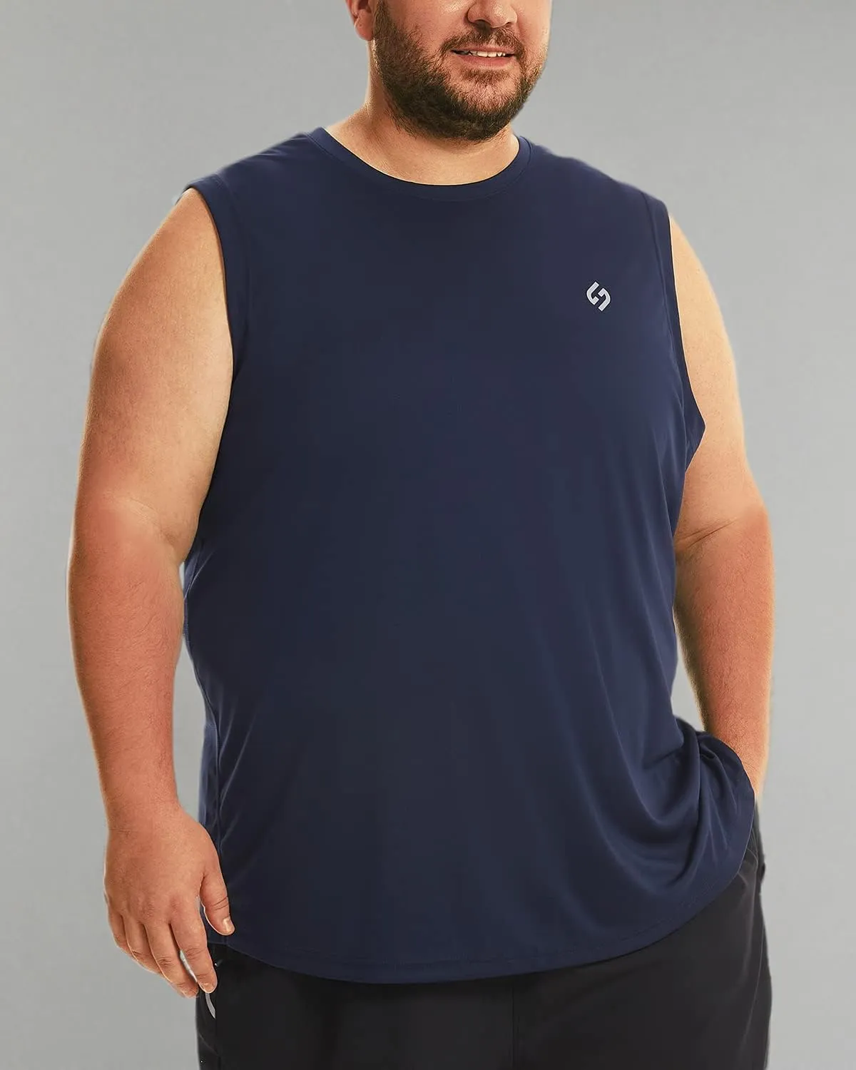 HOdo Big and Tall Mens Tank Tops Moisture Wicking Undershirt 3XL-6XL