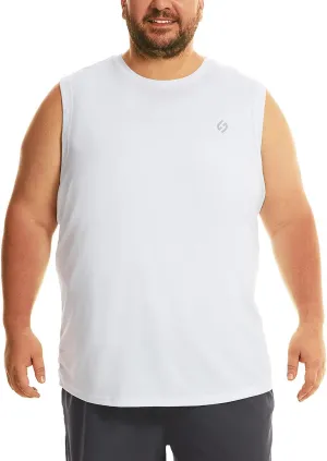 HOdo Big and Tall Mens Tank Tops Moisture Wicking Undershirt 3XL-6XL