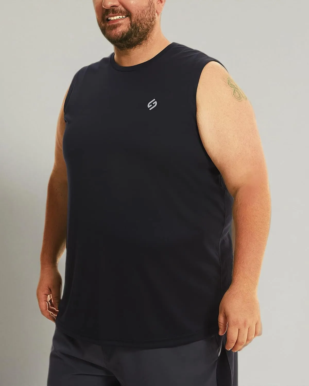HOdo Big and Tall Mens Tank Tops Moisture Wicking Undershirt 3XL-6XL