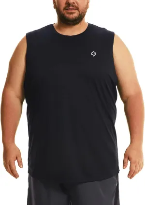 HOdo Big and Tall Mens Tank Tops Moisture Wicking Undershirt 3XL-6XL