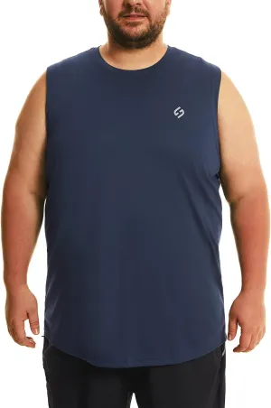 HOdo Big and Tall Mens Tank Tops Moisture Wicking Undershirt 3XL-6XL