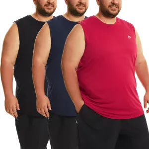 HOdo Big and Tall Mens Tank Tops Moisture Wicking Undershirt 3XL-6XL