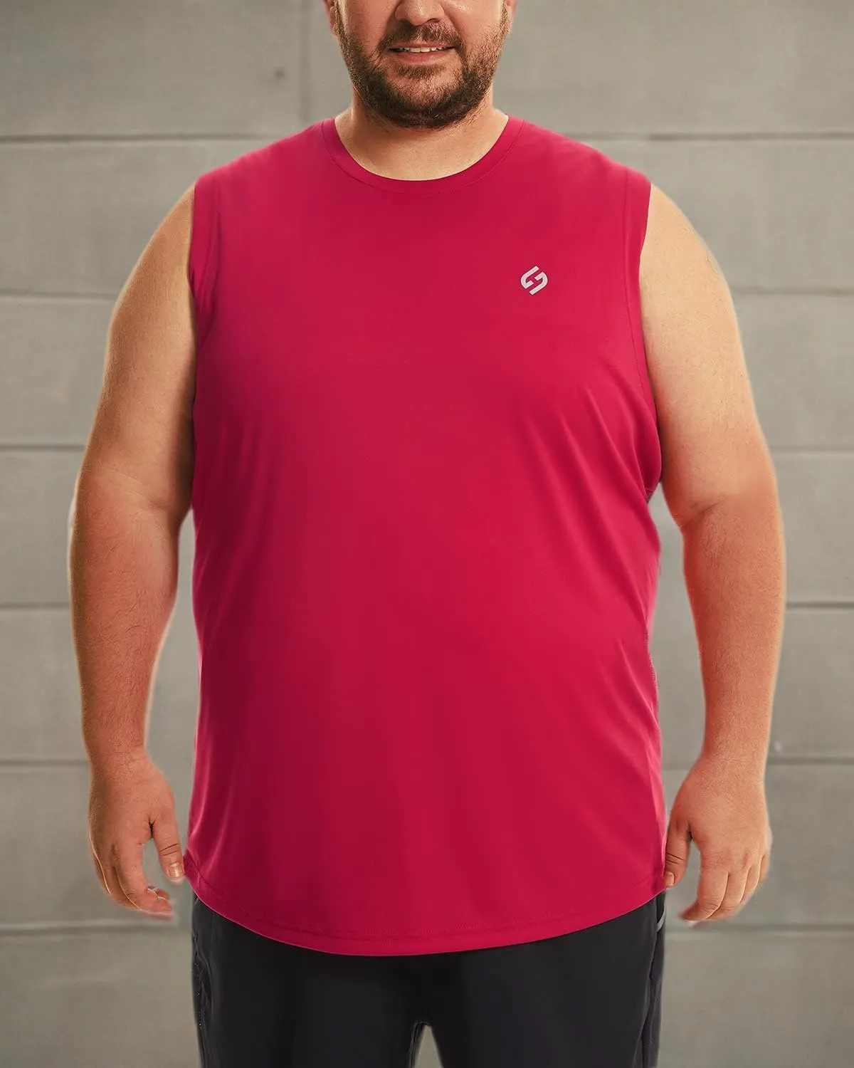 HOdo Big and Tall Mens Tank Tops Moisture Wicking Undershirt 3XL-6XL