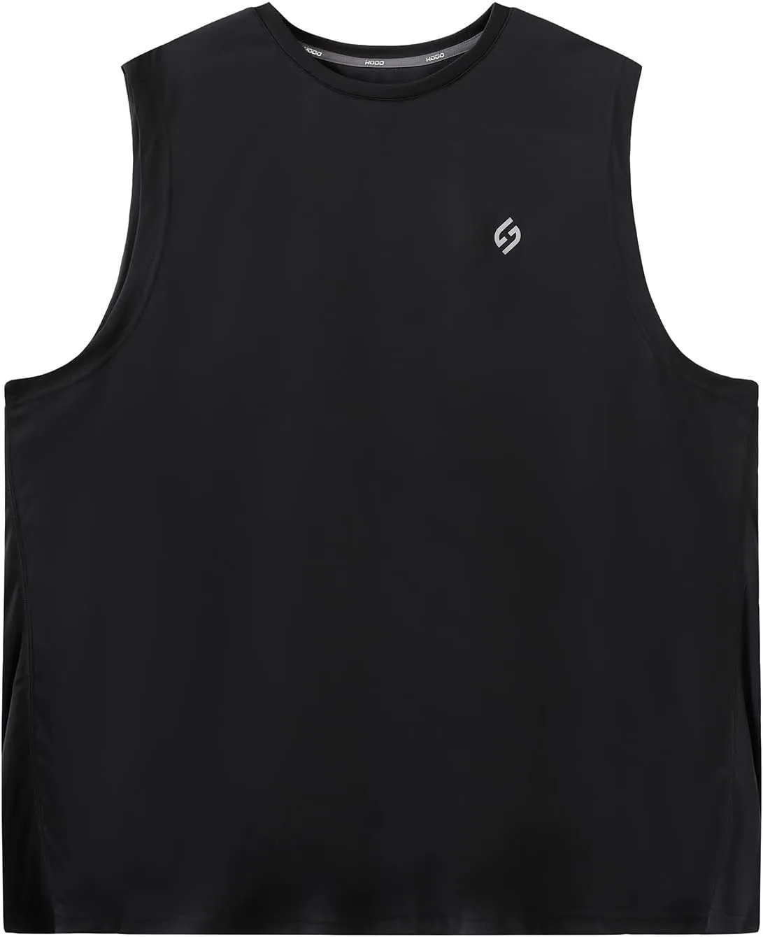 HOdo Big and Tall Mens Tank Tops Moisture Wicking Undershirt 3XL-6XL