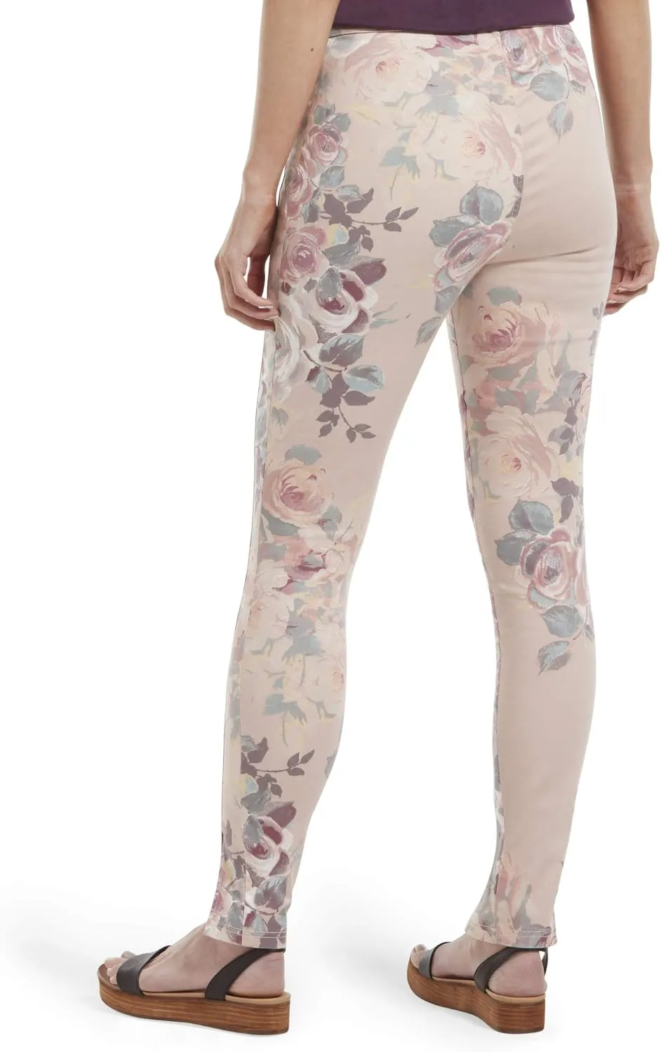 HUE Women's Sateen High Waist Skimmer Leggings
