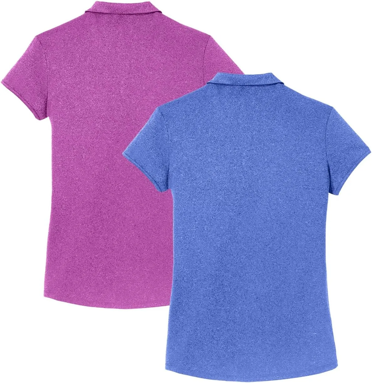 Joe's USA Ladies Moisture Wicking Heather Golf Polos in XS-4XL