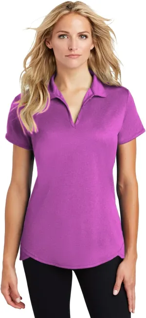 Joe's USA Ladies Moisture Wicking Heather Golf Polos in XS-4XL