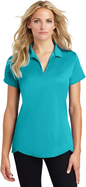 Joe's USA Ladies Moisture Wicking Heather Golf Polos in XS-4XL