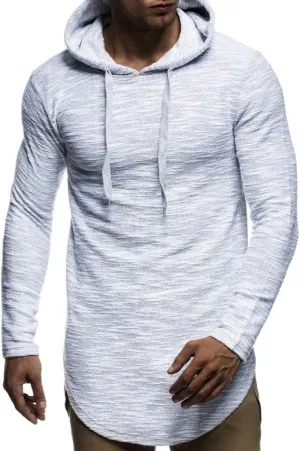 Leif Nelson Men's Oversized Slim Fit Hoodie LN6300