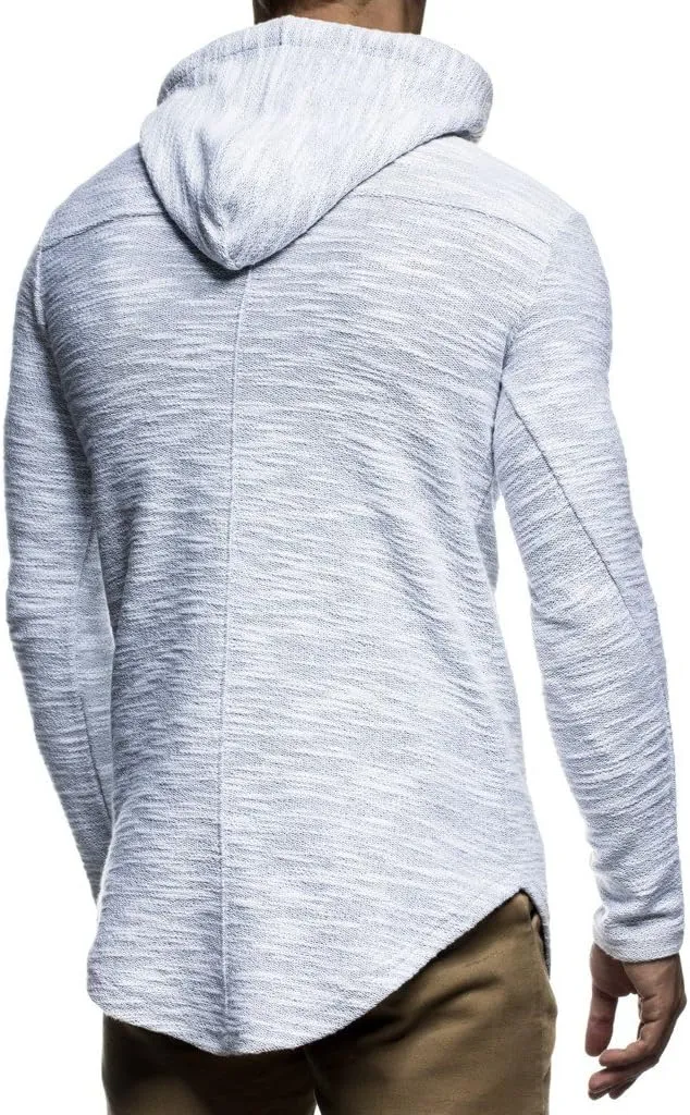 Leif Nelson Men's Oversized Slim Fit Hoodie LN6300
