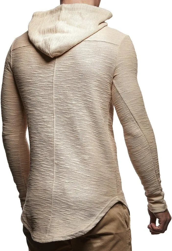 Leif Nelson Men's Oversized Slim Fit Hoodie LN6300