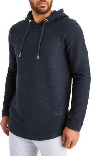 Leif Nelson Men's Oversized Slim Fit Hoodie LN6300
